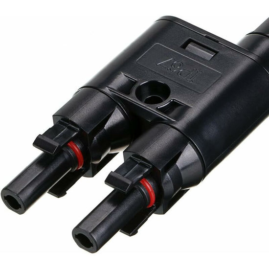 H- 1X Pair Of Solar Panel Connector (1 To 2 Branches), Mc4 Durable And Saving For Family