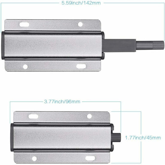 Push To Open Magnet Cabinet Door, 4 pcs Magnetic Latch Push Open DAmper, Push To Open DAmper For Door, Drawer, Furniture