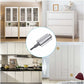 Push To Open Magnet Cabinet Door, 4 pcs Magnetic Latch Push Open DAmper, Push To Open DAmper For Door, Drawer, Furniture