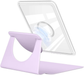 360° Rotating & Detachable Magnetic Case for 6.8" Kindle Paperwhite 11th Generation (2021)  – Auto Wake/Sleep, Hands-Free Stand, Clear Back Cover (Light purple)
