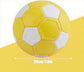 Curved ball for outdoor sports, 20 cm - fun - curved ball - perfect for children - yellow, new - new 2025