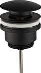 Bouchon de vidange de luxe Click 1¼ "noir matt