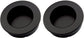 Pull handle - Matte Black - Round - Ø40mm - Sliding door handle - Set of 2