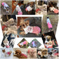 Dog Coat - Dog Sweater - Classic Turtleneck Knit Dog Sweater - Warm Winter Dog Clothes - Cute Strawberry Heart Pattern - Perfect for Small and Medium Dogs - Pink - Size XL