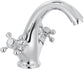 Faucets - Vintage Bathroom Faucets - Basin Faucets - Suitable for vintage bathroom basin faucets, Double handle mixer taps with cross handle, elegant design