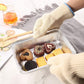Gloves - Kitchen Gloves - Heat Resistant Kitchen Gloves - BBQ Gloves - Anti-Scald Gloves - Thick Knitted Cotton - For Indoor and Outdoor Use - For Oven - Airfryer - High Temperature Grill - Hot Dishes - Gardening