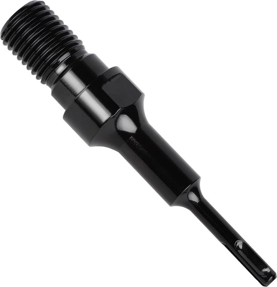 Chisel - Drill Bit Set - SDS Plus Adapter - Chisels - Drill - Steel - Black - Drill Connecting Rod - Baby Clothes Accessories for Electric Drills - 1 1/4 inch UNC to SDS Plus