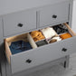 Set of 12 vintage black 28mm metal drawer and cabinet handles, easy to install, durable and stylish.
