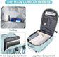 Blue Travel Backpack Cabin Bag with Dry Wet Sorting, 42 x 30 x 20 cm