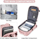 42L Travel Backpack Cabin Bag Hand Luggage Flight with Dry Wet Sorting, 42 x 30 x 20 cm, Pink