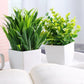 4-Pack Artificial Plants with Pot for Living Room and Office Decoration, 17x12 cm