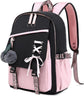 Children Backpack for School, Waterproof Durable Large Capacity Backpack for Kids Teens, Comfortable to Carry, Pink