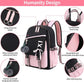 Children Backpack for School, Waterproof Durable Large Capacity Backpack for Kids Teens, Comfortable to Carry, Pink