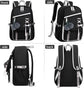 Waterproof Children Backpack for School, Durable Large Capacity Comfortable to Carry, Black