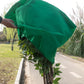 3-Pack Reusable Winter Plant Protection Covers with Drawstring for Outdoor Plants Fruit Trees Potted Plants, 80x120cm, Green