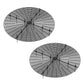 2-Pack Waterproof Cuttable Pot Covers for Indoor and Outdoor Gardens, Prevents Pets from Digging, Black, L