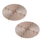 2-Pack Waterproof Cuttable Pot Covers, Prevents Pets from Digging, for Indoor and Outdoor Gardens, L, Brown