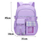 15.6 Inch Cute Kawaii Kids Backpack for Girls with Compartments, Elementary School & Teenage Girls School Bag, Purple