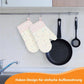 1 Pair Heat-Resistant Oven Mitts and Grill Gloves with Anti-Slip for Kitchen Cooking Baking, Gray