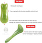 7-piece Gua Sha Set, Resin Facial and Body Massage Tool for Face Legs Back, Green