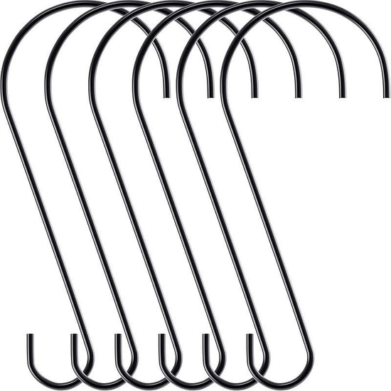 Hanging Multi-functional S Hook (Metal) Size: 305mm Color: Black for Birds (1pc)