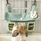 Hanging Hay Bag (Cotton Canvas) Size: 225mm*155mm Color: Yellow for Rabbits/Guinea Pigs (1pc)