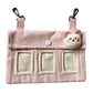 Hanging Hay Bag (Cotton Canvas) Size: 225mm*155mm Color: Yellow for Rabbits/Guinea Pigs (1pc)