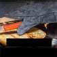 Leather Oven Mitts Heat Resistant up to 500C - Non-Slip Cooking Gloves for Grilling, Baking & Blacksmithing