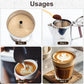 200 Count 3.5 Inch Percolator Coffee Filters, Unbleached Paper Disc Filters for Coffee Pots