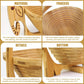 Elephant Shaped Collapsible Bamboo Fruit Basket, Foldable Fruit Bowl Holder & Snack Dry Fruit Storage Basket, Decorative Serving Tray for Kitchen, Holiday Party, Christmas & Halloween Home Decor