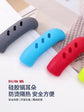 2-Piece Silicone Pot Handle Grips | Prevents Hands from Burning | Heat Resistant and Wear Resistant | Pot Lid Grip | Pan Grip | Extra Grip | Grey