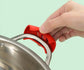 2-Piece Silicone Pot Handle Grips | Prevents Hands from Burning | Heat Resistant and Wear Resistant | Pot Lid Grip | Pan Grip | Extra Grip | Grey