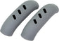 2-Piece Silicone Pot Handle Grips | Prevents Hands from Burning | Heat Resistant and Wear Resistant | Pot Lid Grip | Pan Grip | Extra Grip | Grey