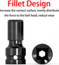 2-Pack Screwdriver Adapter - 1/2 inch Square Drive to 1/4 inch Hex Female - Suitable for Impact Air and Electric Wrenches - Black Hardened Steel Connector - Universal Tool Adapter