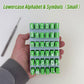 Alphabet Stamps – Lowercase letters, for clay pots/fondant, DIY, 26 alphabet book