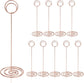 Table number holders 10-piece – 8.75 inch, rose gold, for parties/restaurants