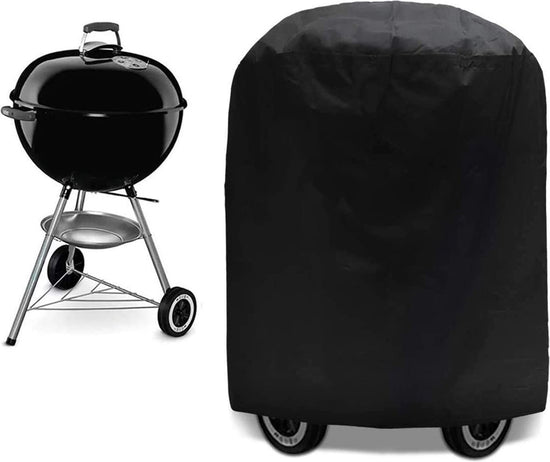 BBQ Cover - Barbecue Protective Cover - 70x70 cm - Round BBQ Cover - Waterproof - Universal Barbecue Cover - Outdoor Grill Cover - Round Barbecue - Waterproof UV Cover - Barbecue Cover - Oxford - Waterproof - Weatherproof - Cover