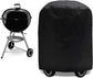 BBQ Cover - Barbecue Protective Cover - 70x70 cm - Round BBQ Cover - Waterproof - Universal Barbecue Cover - Outdoor Grill Cover - Round Barbecue - Waterproof UV Cover - Barbecue Cover - Oxford - Waterproof - Weatherproof - Cover