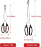 BBQ Tongs - Set of 2 - Barbecue Tongs - Meat Tongs - Grill Tongs - Kitchen Tongs - Meat Tweezers - Serving Tongs - Kitchen Tweezers - Scissor Tongs - Bread Tongs - Charcoal Tongs - Barbecue Accessory - Kitchen Utensils - Comfortable Grip - Durable - Dishw