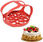 Silicone Steamer Basket (Foldable) - Rubber Baking Sling for Instant Pot 6 Qt / 8 Qt - BPA-Free - Heat Resistant - Handy for Eggs - For Multicookers and Steamers - Easy to Clean - Dishwasher Safe - Steamer Basket - Steamer Rack