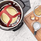 Silicone Steamer Basket (Foldable) - Rubber Baking Sling for Instant Pot 6 Qt / 8 Qt - BPA-Free - Heat Resistant - Handy for Eggs - For Multicookers and Steamers - Easy to Clean - Dishwasher Safe - Steamer Basket - Steamer Rack