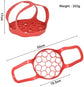 Silicone Steamer Basket (Foldable) - Rubber Baking Sling for Instant Pot 6 Qt / 8 Qt - BPA-Free - Heat Resistant - Handy for Eggs - For Multicookers and Steamers - Easy to Clean - Dishwasher Safe - Steamer Basket - Steamer Rack