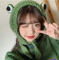 Beanie - Knitted Frog Hat - Creative Stylish Caps - Cute Animal Hat - Frog Hat with Big Eyes - Party Roleplay Hat - Accessories - Headwear - Ergonomic - Very Comfortable - Warm for Autumn and Winter - Halloween / Christmas - Gifts