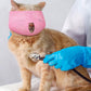 6 Pieces - Breathable Cat Muzzle Size L - Cat Muzzles - Muzzles for Cats and Kittens - Neck Circumference: 18-26 Cm - For Travel, Vet Visits and Bathrooms - Nylon - Eye Mask for Pet Grooming - Cat Muzzle - Breathable - Comfortable