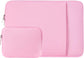 Laptop Case / Sleeve - 15.6 Inch - 2-Piece Extra Compartment - Laptop Sleeve with Pouch - Women&