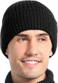 Hat - Plush Beanie - Warm Hats - Thick Knit Winter Hat - High Quality Beanie - Crocheted - Trendy Hat - Women&
