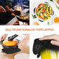 Oven Mitts - 4-piece - Professional Oven Gloves - Practical Pot Holders - Cooking Gloves - Heat Resistant - Christmas Gift - Fire Retardant - heat - insulation - Comfortable - Safe - very for Festivals / Parties / Baking / Grilling