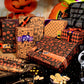 Wrapping Paper 6 Rolls - Gift Paper - Sustainable - Eco-friendly & Plastic-free - Tear-resistant - 50x70cm - Birthday - Decorations - Gift Paper - Party Assortment - Various Designs - Halloween - Pumpkin/ Bat/ Witch&