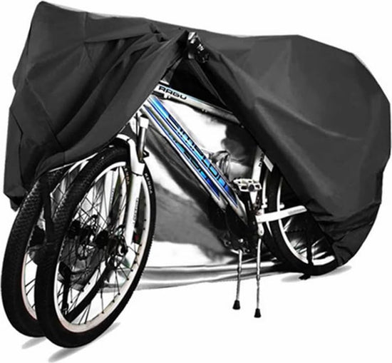 Universal Bike Cover for All Bikes - Waterproof Ultra Strong Oxford - Bike Cover for 1 / 2 Bikes - Bike Protective Cover - Bicycle Cover - Electric Bike, Mountain Bike, Etc - Black - For Bike Carrier and Storage