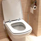 Toilet Seat Hinges Fittings - Mounting Set for Wooden, Resin, and MDF Toilet Seats